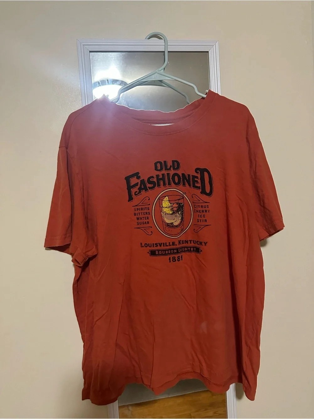 Graphic Tee - Rust Orange Men’s Shirt